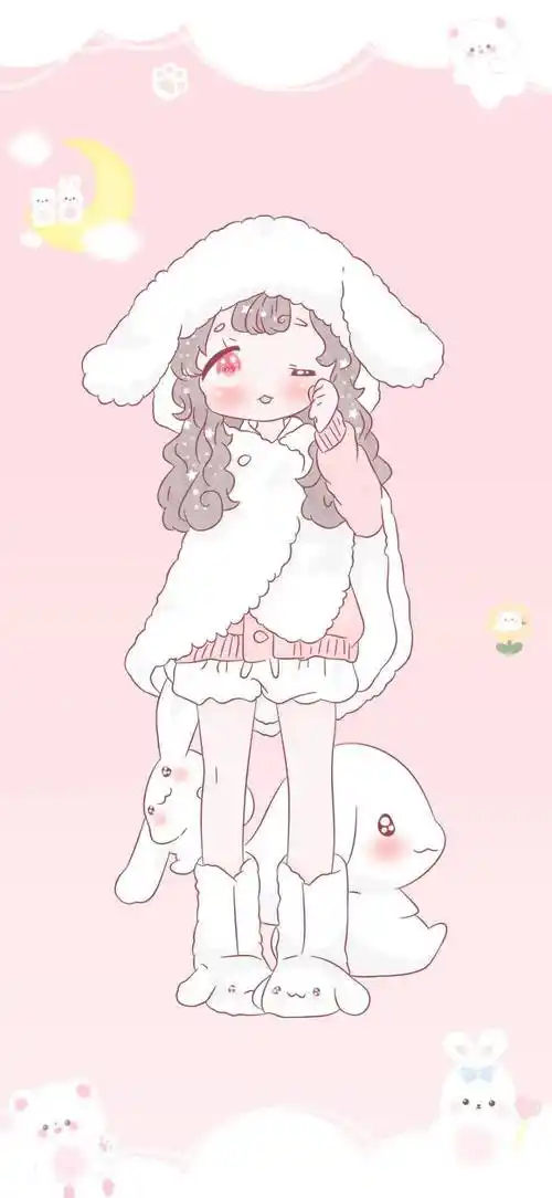 全屏手机壁纸萌萌少女心壁纸