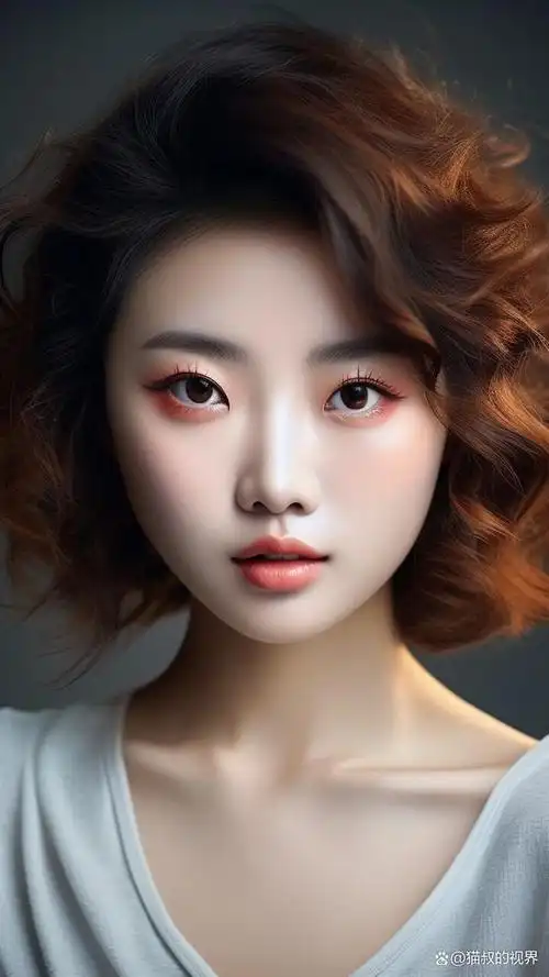 选择适合自己脸型和气质的卷度,以下是一些显年轻的短发烫卷款式建议