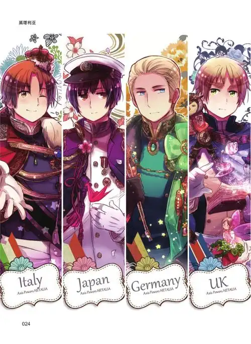 黑塔利亚求这个系列的全图,像法国米国的