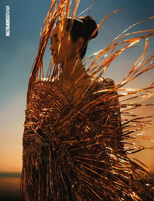 李冰冰周也时尚cosmo四月刊封面##李冰冰周也 大花小花##李冰冰周也