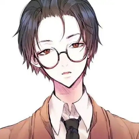 男生专用头像卡通成熟帅气戴眼镜 卡通头像图片大全 -【爱个性】