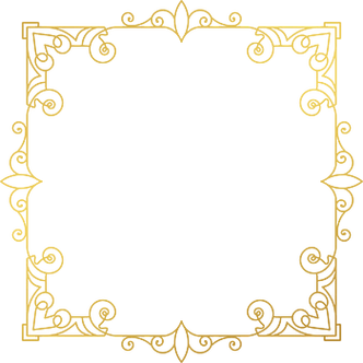 欧式金色边框