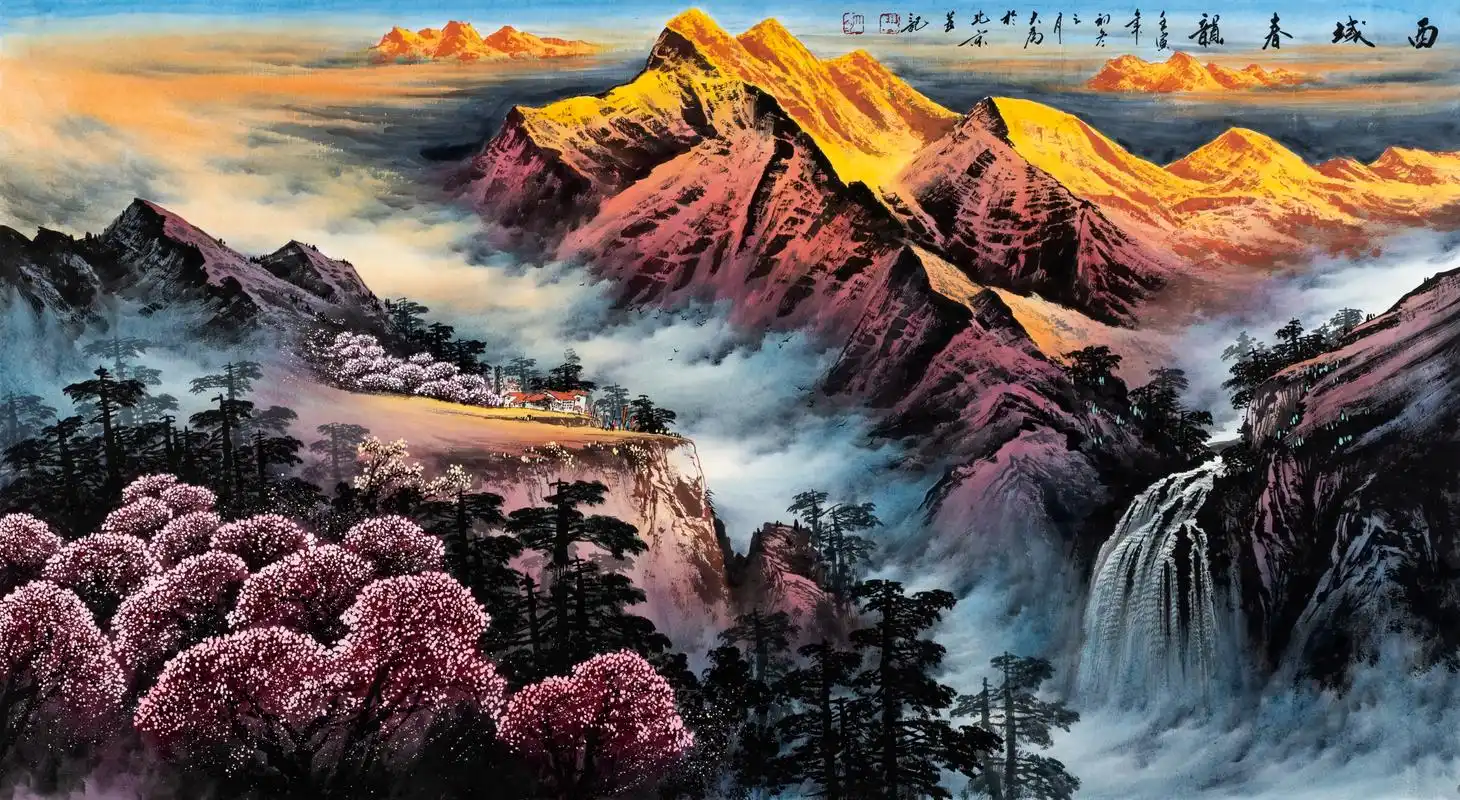 山水画中的王大为:用画笔展现自然的灵动之美