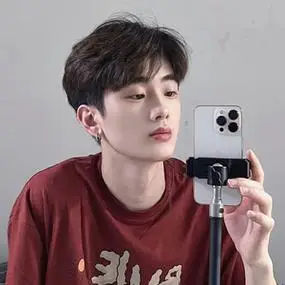 中分短发假发帅气男