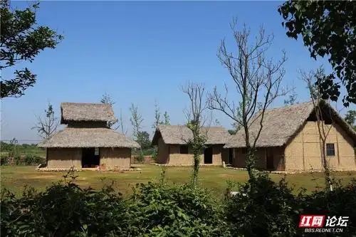 湖南澧县城头山古城遗址美女穿越(图)