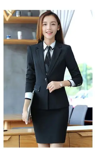 辉铭武秋冬职业装女装套裙商务面试正装西服教师工作服女士西装套装工