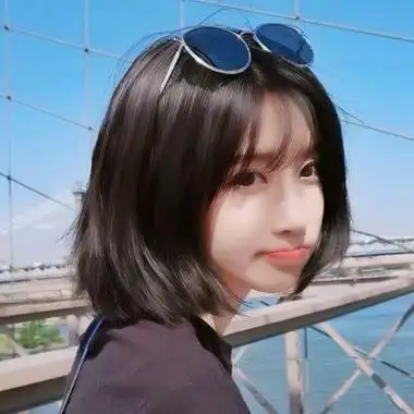 女生唯美短发头像高清有气质的女生唯美头像短发图片