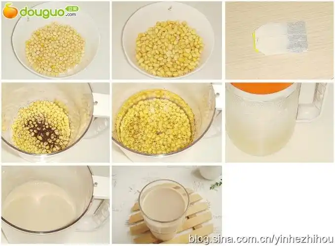 红茶豆浆的做法图解1