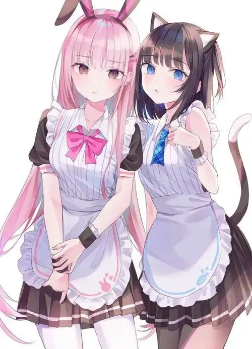 二次元动漫闺蜜图