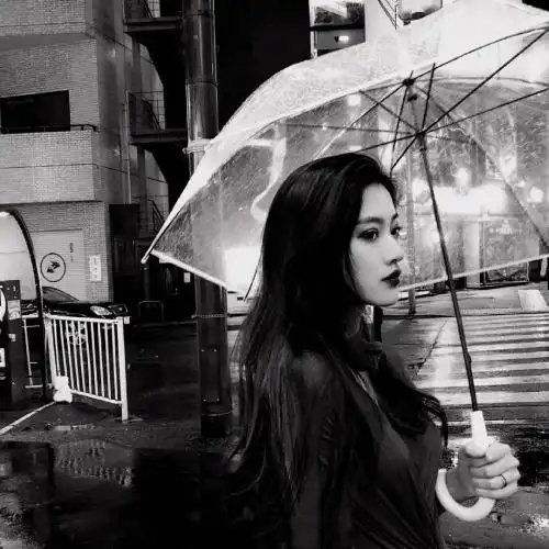 狂拽霸气女生头像黑白天真无邪想要一个唯美的约定