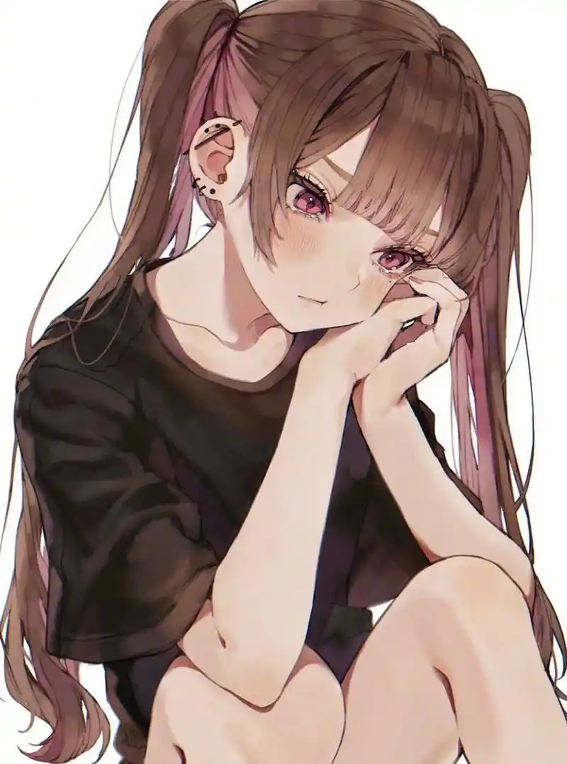 可爱的双马尾少女|插画师twi:nezukonezu32 #动漫# #绘画# #插画