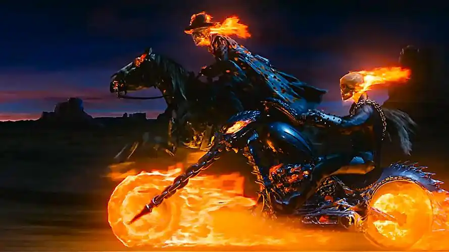 #恶灵骑士#太帅了,恶灵骑士的皮衣跟浩克的裤子哪个更强哈哈