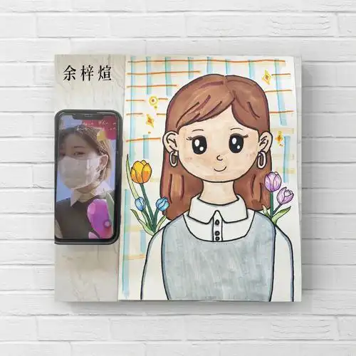 记录班主任肖像画简直棒