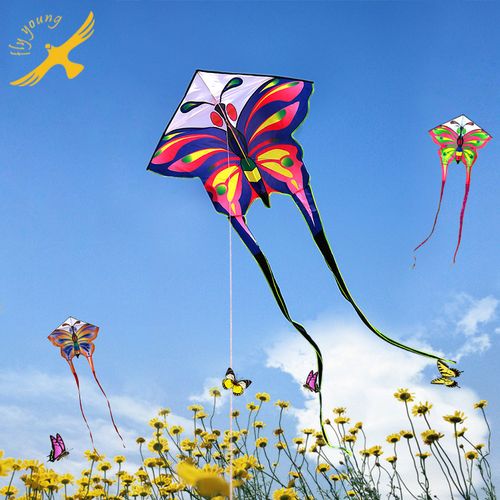 长尾蝴蝶2022年新款三角风筝初学者成人专业厂家直销批发微风易飞