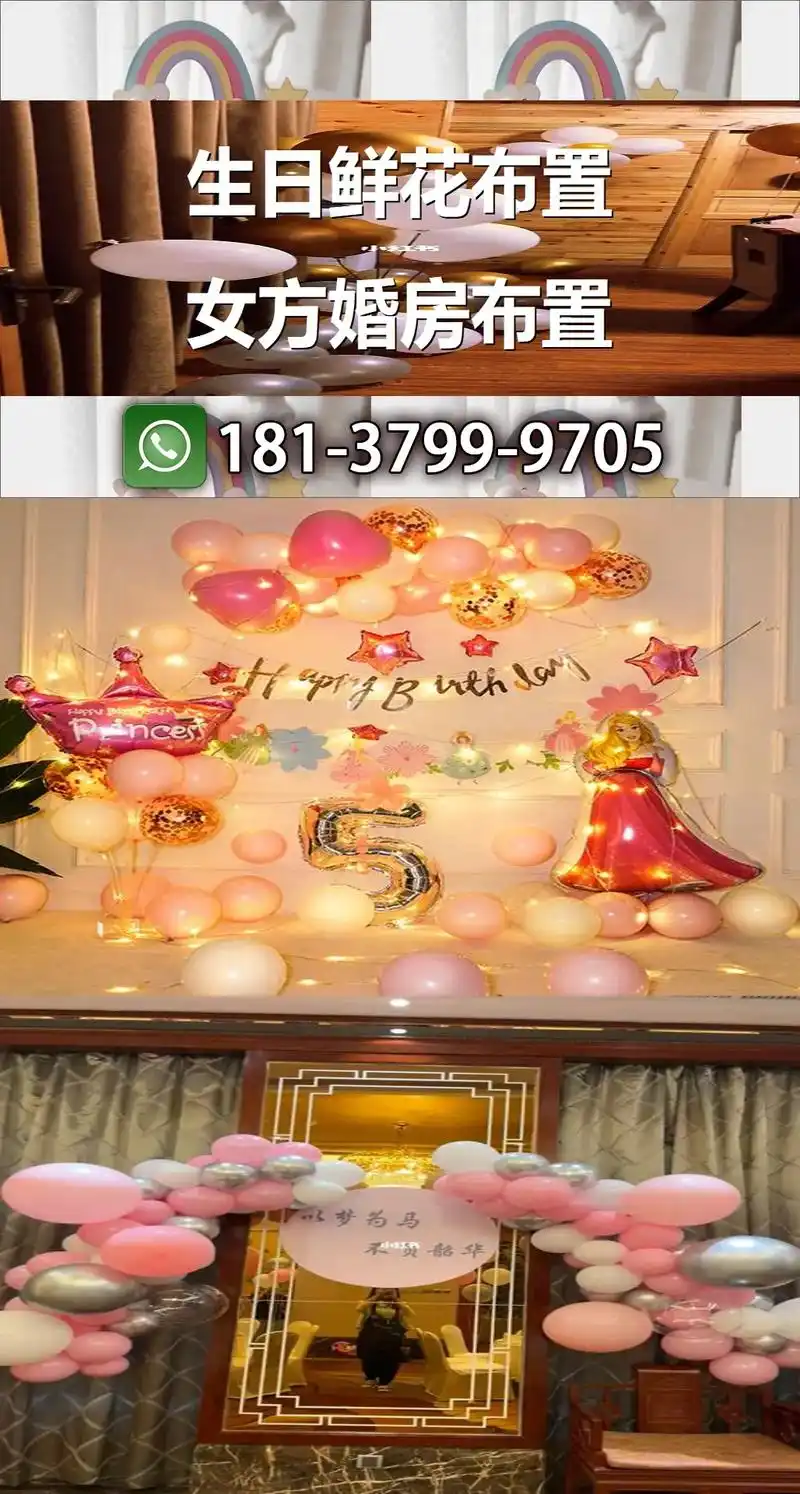承德市双桥区生日派对布置专业场景布 - 抖音