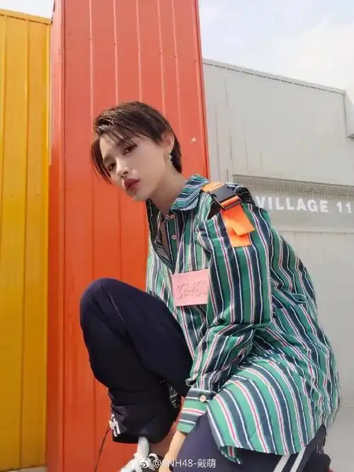 短发戴萌好帅中长发也是