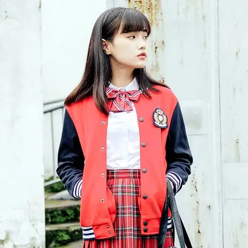 少女女装学生装棒球服小外套日系学院初中生高中生学生校服