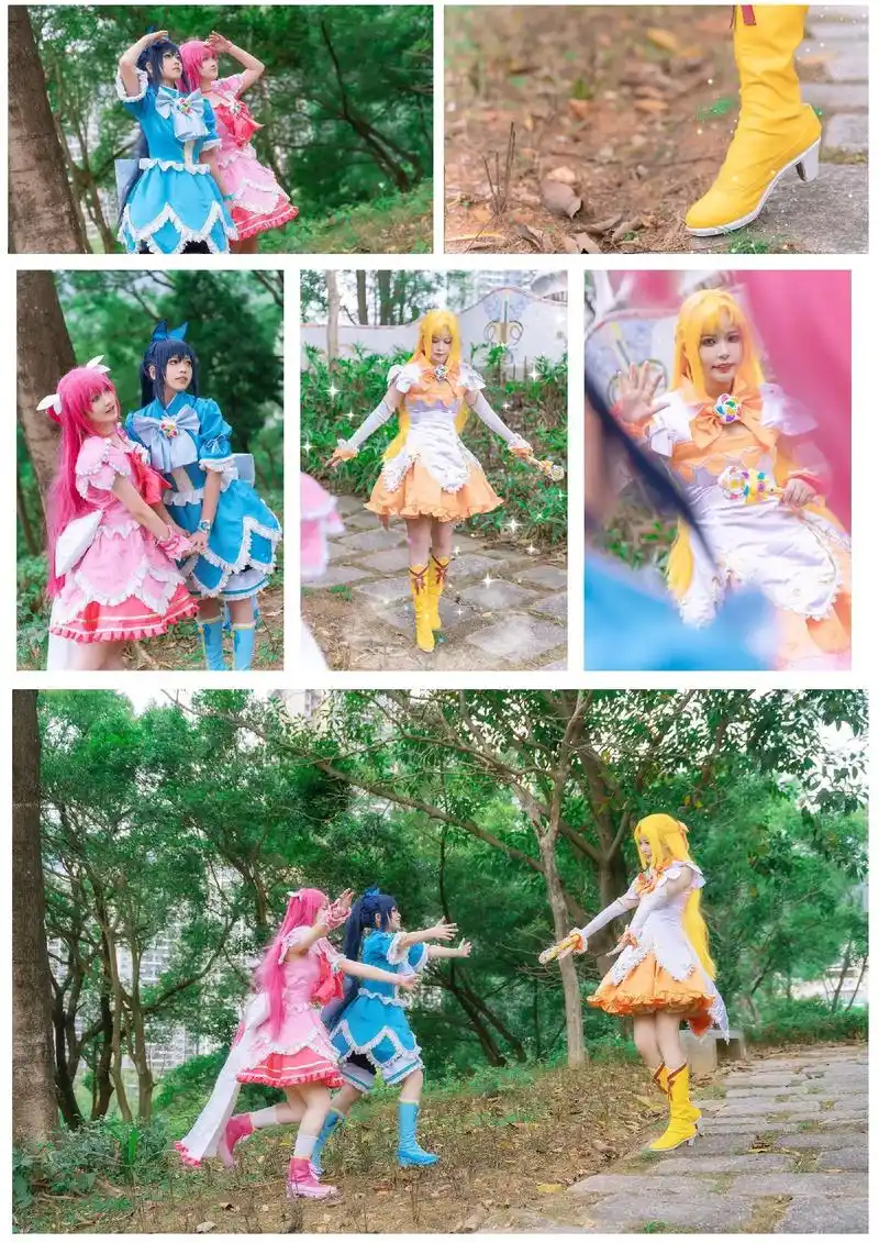 巴啦啦小魔仙之彩虹团片cos.#彩虹心石 - 传说中,彩虹心 - 抖音