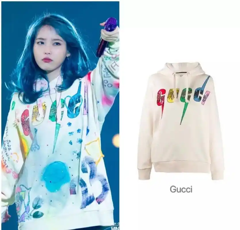 古驰打破了原有的奢华感,这件卫衣更多的是舒适休闲,以及个性化.