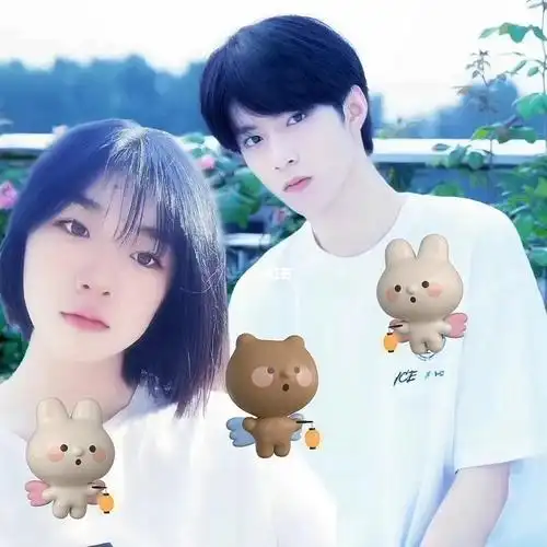 刘耀文 #ar贴纸  我们仅有一张的合照