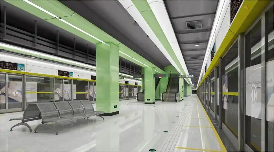 轨交8号线车站效果图曝光