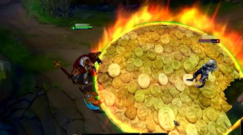 史上最贵的lol皮肤,技能全是金子变的,有钱也买不到