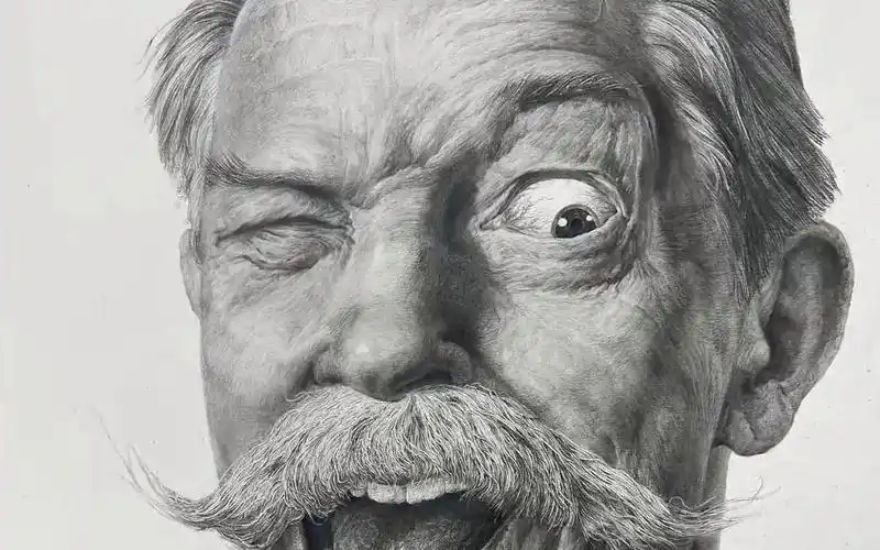 精微素描人物肖像!