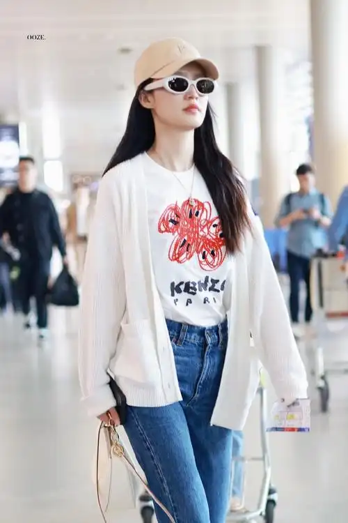 李沁沈近真##李沁tommyhilfiger品牌代言人