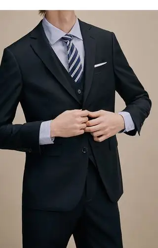 吉约蒙(g·mons)澳洲进口100%羊毛西服套装男商务正装男西装套装上班