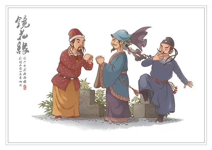 《镜花缘》之六十二——两面国.