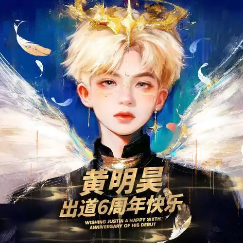 黄明昊超话|#黄明昊0406出道六周年快乐#    【98六周年头像】