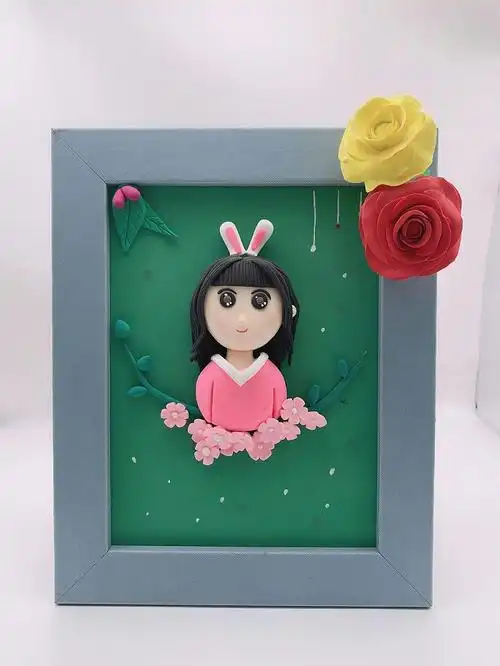 edify捏呀捏出品的超轻粘土平面创意画赏析