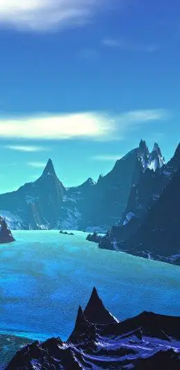 [2340x1080]手机壁纸推荐:山峰