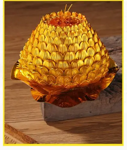 还愿灯九品金莲花灯蜡烛荷花供佛灯家用开光用品酥油灯家用佛