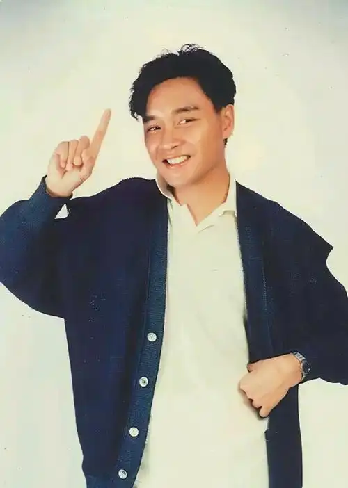 张国荣图片高清修复,自己修复的.