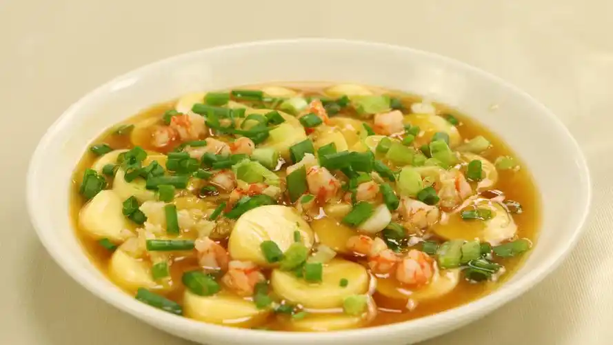 鲜虾日本豆腐的做法