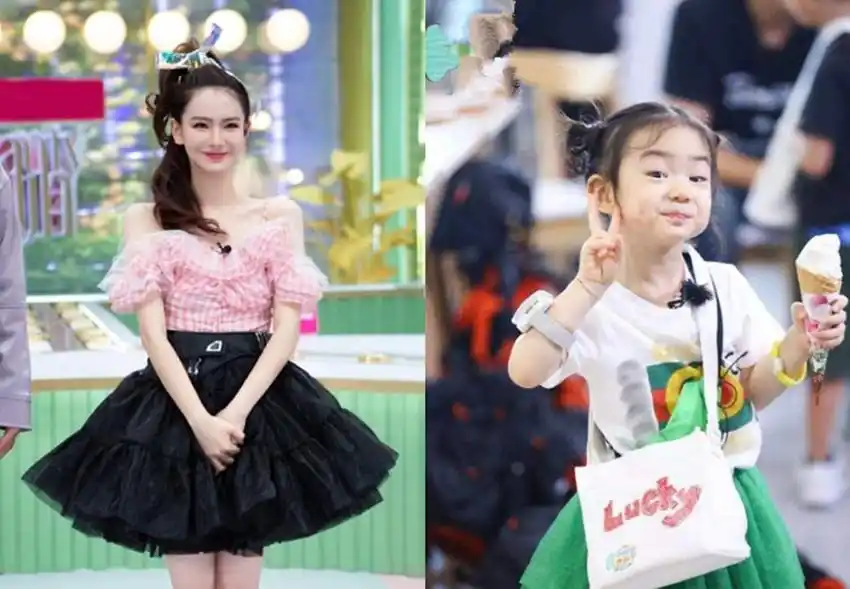 戚薇女儿vs李小璐女儿穿衣打扮天壤地别妈妈的风格决