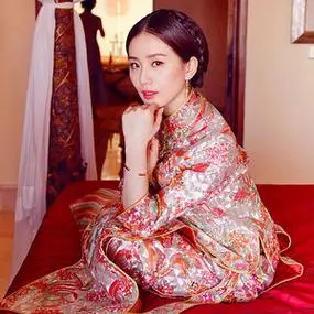 新款刘诗诗吴奇隆同款秀禾服龙凤褂皇袍中式结婚