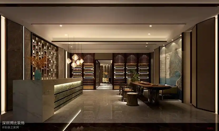 红酒会所装修设计图片_装修案例图_深圳市博比装饰有限公司装修效果图