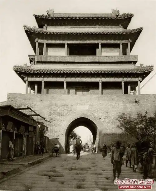 北京老照片百年前老北京的那些门