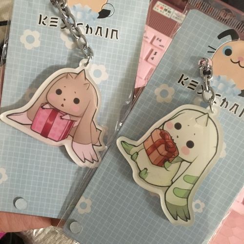 数码宝贝03大耳兽/黑大耳兽亚克力钥匙扣