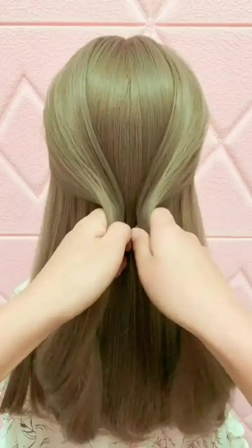 中年妇女适合这种编发,非常好看