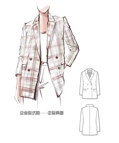 企业款式图——正反面
