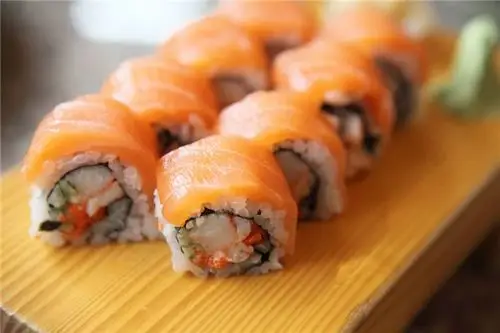 三文鱼,寿司卷