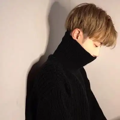 男生侧脸帅气头像