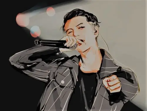 张艺兴 卡通手绘 cr:lemontamo233