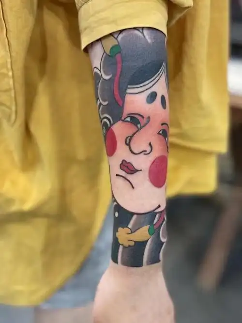 阿多福_纹身图案手稿图片_木色—天童的纹身作品集