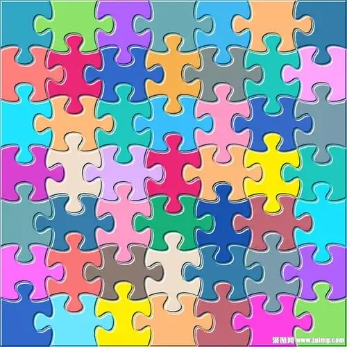 关键词:彩色拼图背景模板下载,彩色拼图背景矢量图片,卡通拼图,彩色
