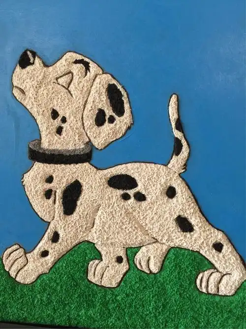 纸浆画专业初级学员手作作品