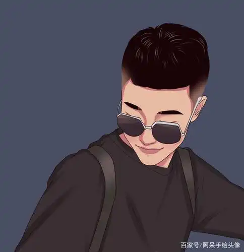 头像设计,男士多款手绘风格,挑一个换上吧